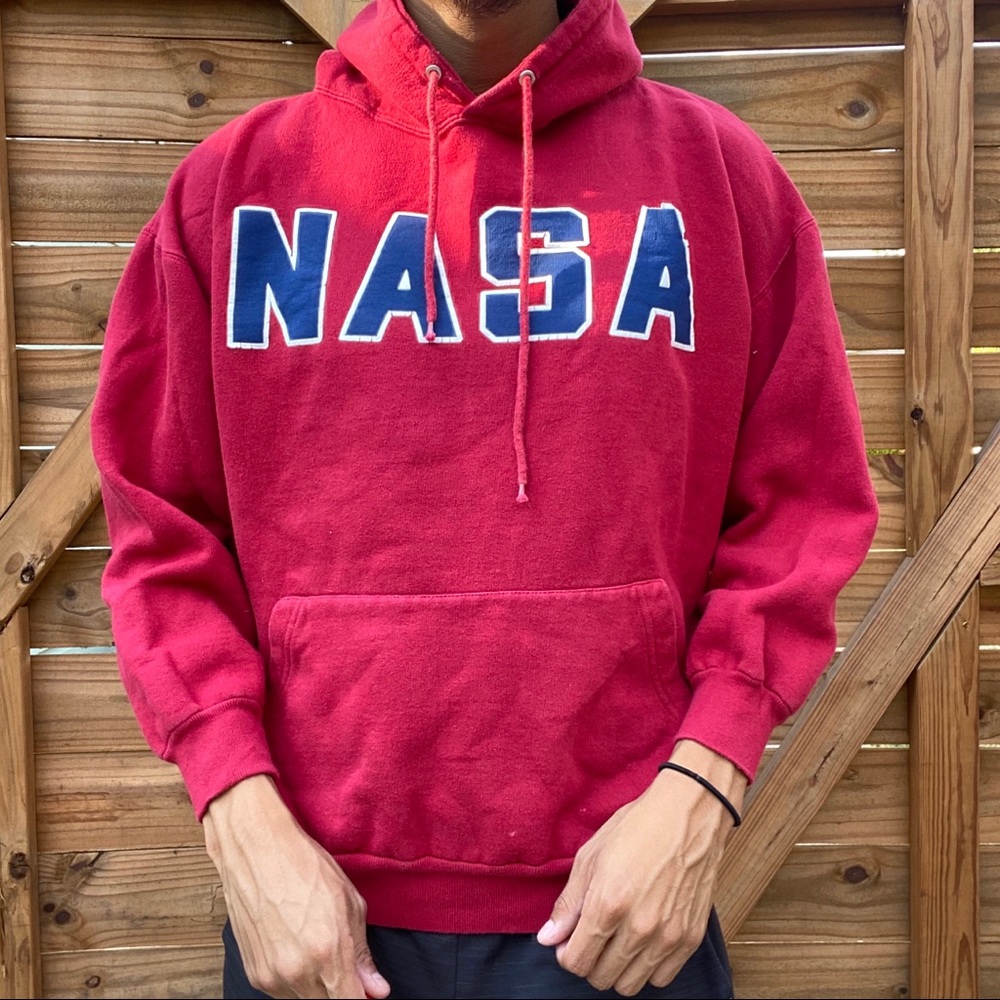 Red NASA hoodie